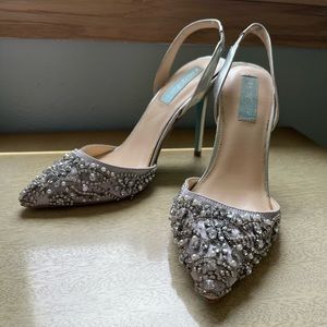 LAST CHANCE Betsy Johnson Sequined Heels